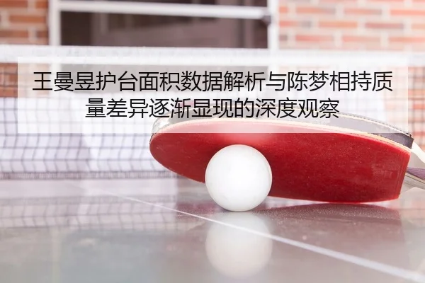 王曼昱护台面积数据解析与陈梦相持质量差异逐渐显现的深度观察 - nangong sports